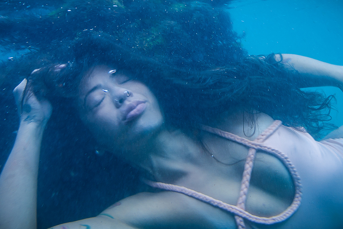 ensaio debaixo dágua´em Florianopolis