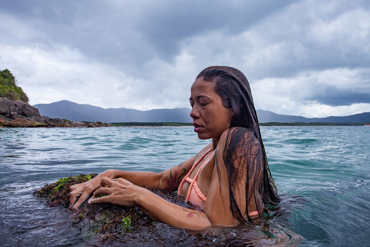 ensaio debaixo dágua´em Florianopolis