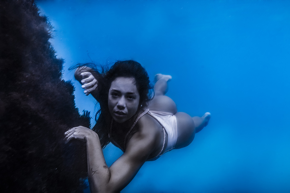 ensaio debaixo dágua´em Florianopolis