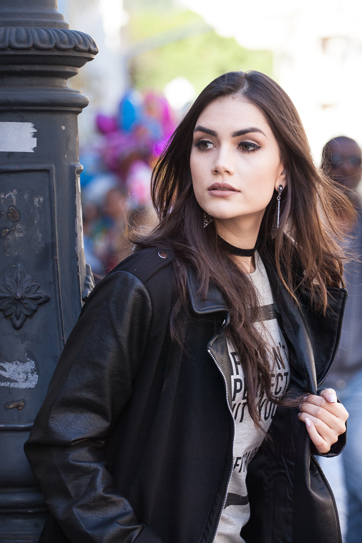 Ensaio fashion no centro de Florianopolis com Bruna Silveira