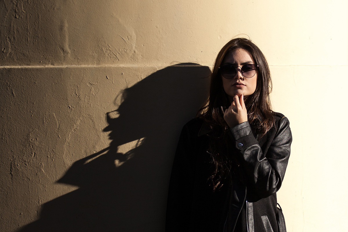 Ensaio fashion no centro de Florianopolis com Bruna Silveira