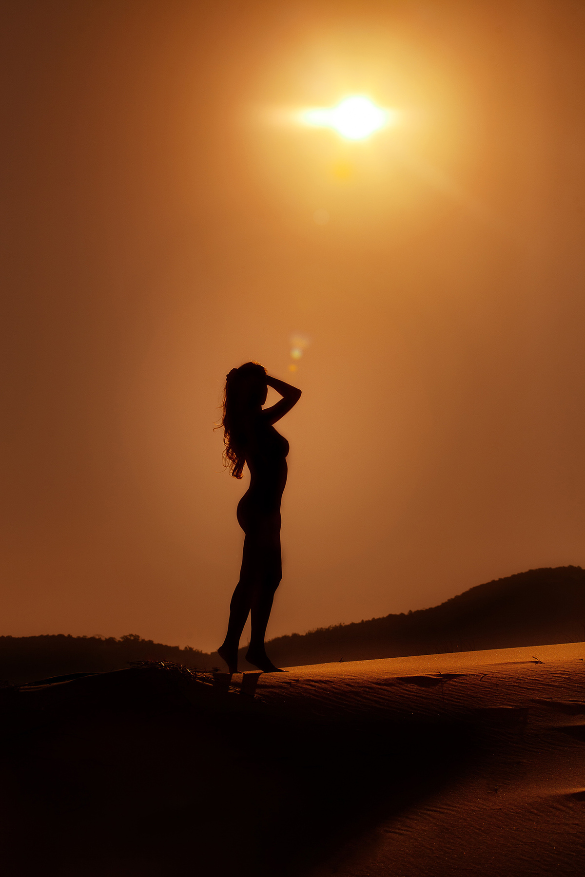 Ensaio nas dunas da Joaquina. Nu Artistico em Florianopolis por Ricardo Zanetta