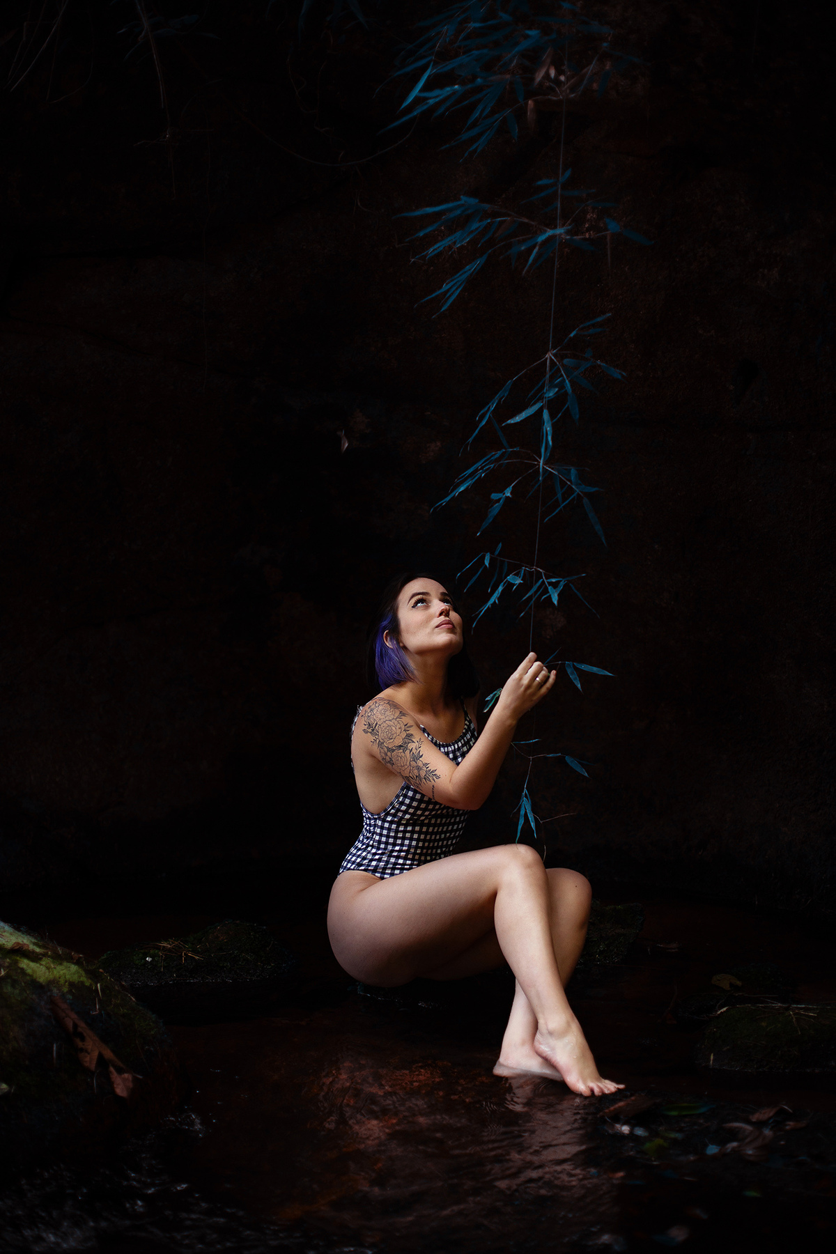 Ensaio de Lydia na Cachoeira de São Bonifácio por Ricardo Zanetta