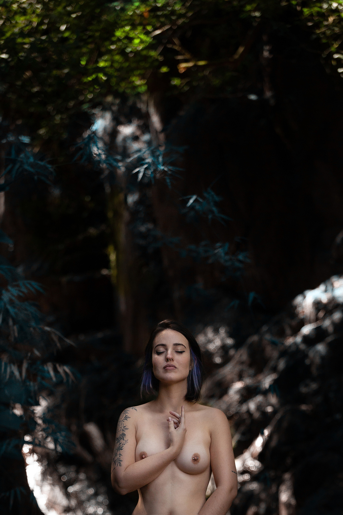 Ensaio de Lydia na Cachoeira de São Bonifácio por Ricardo Zanetta