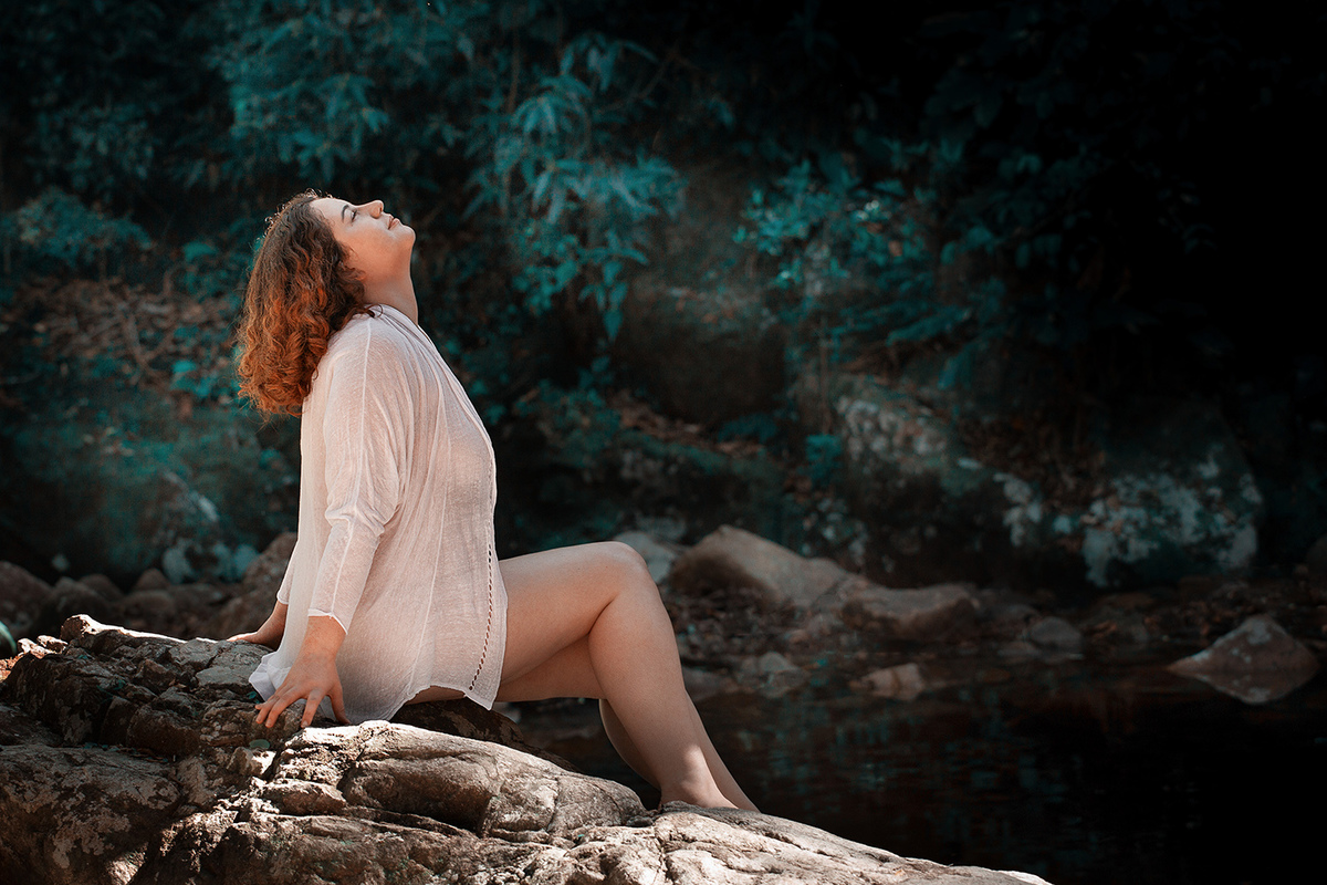 Lindo ensaio pluz size. Uma revelação de alma