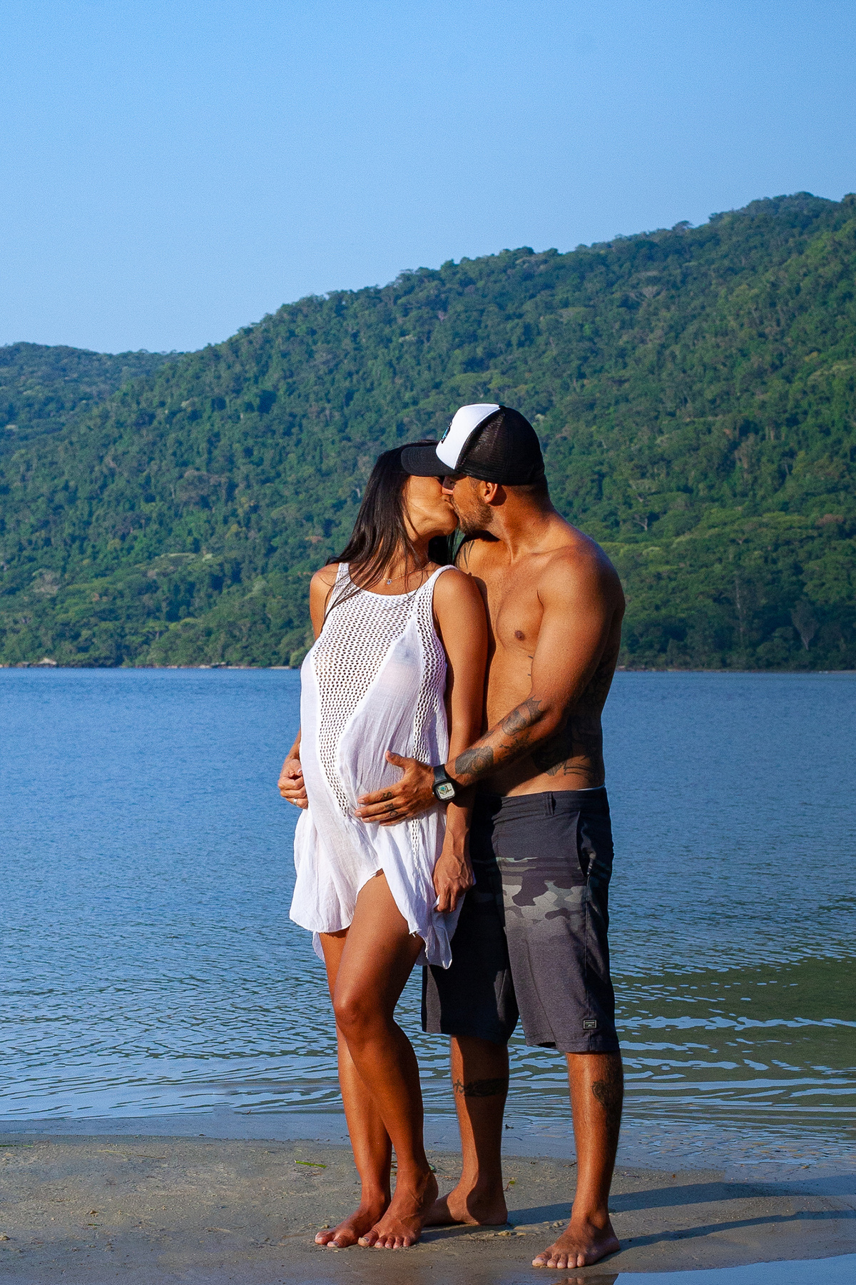 Ensaio gestante na Lagoa do Peri e Morro das Pedras...Florianopolis. Fotografo Ricardo Zanetta