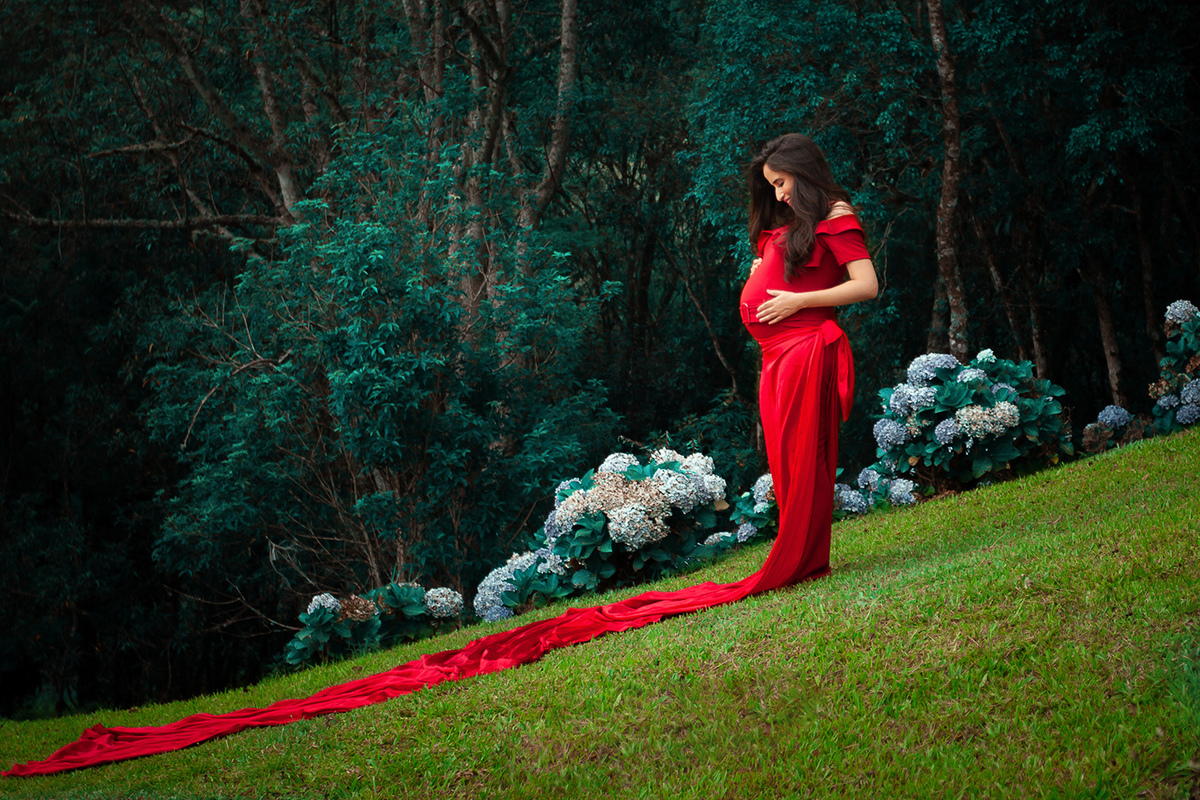 Ensaio Gestante realizado em Rancho Queimado SC