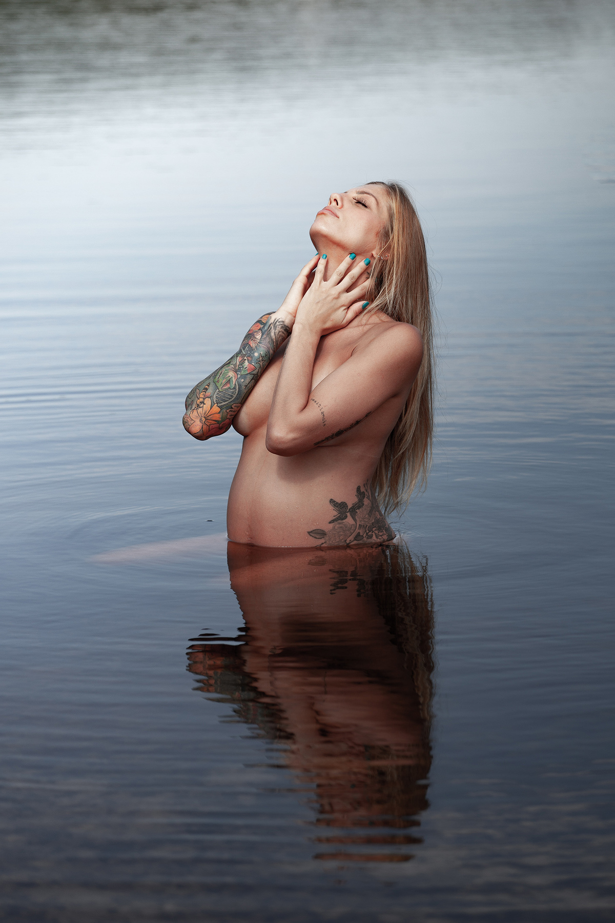 Ensaio Gestante na natureza em Florianópolis 