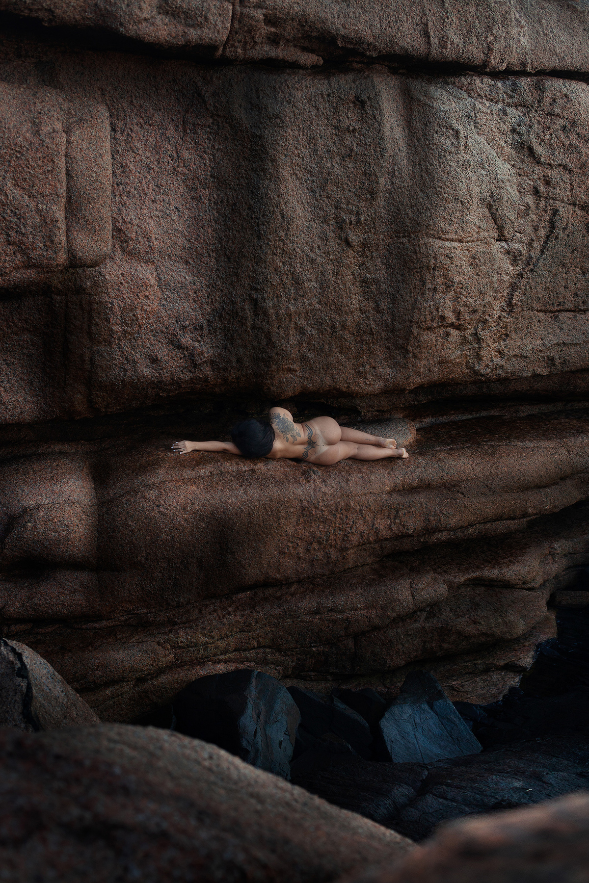 Ensaio de nu artistico na Joaquina em Florianopolis. Amanhecer em Floripa