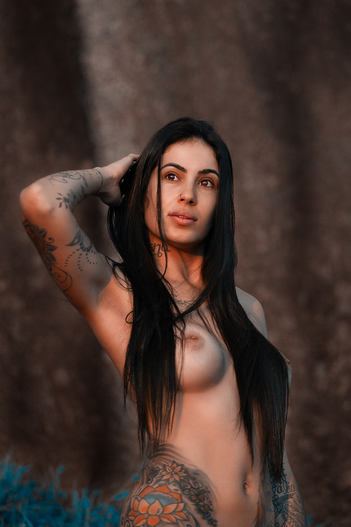 Ensaio de nu artistico na praia do gravata em florianopolis por ricardo zanetta