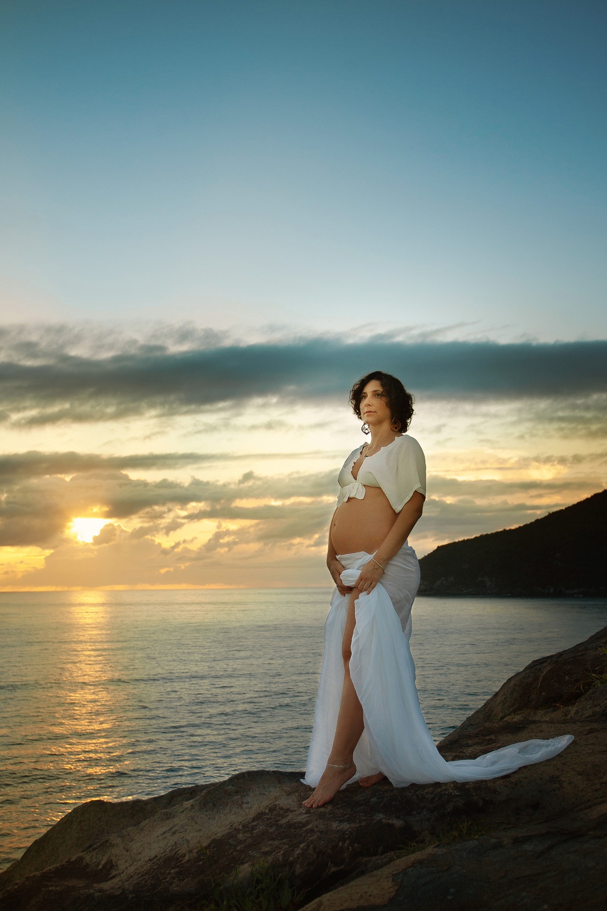 Ensaio gestante em Florianópolis por Ricardo Zanetta