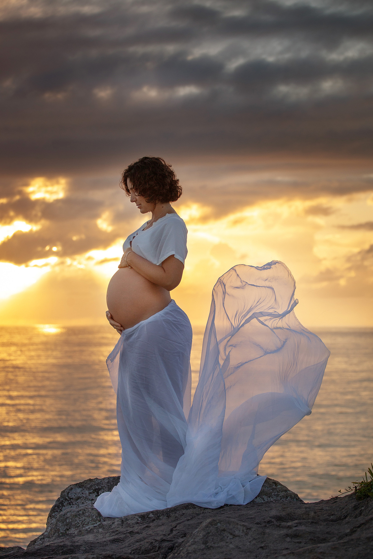 Ensaio gestante em Florianópolis por Ricardo Zanetta