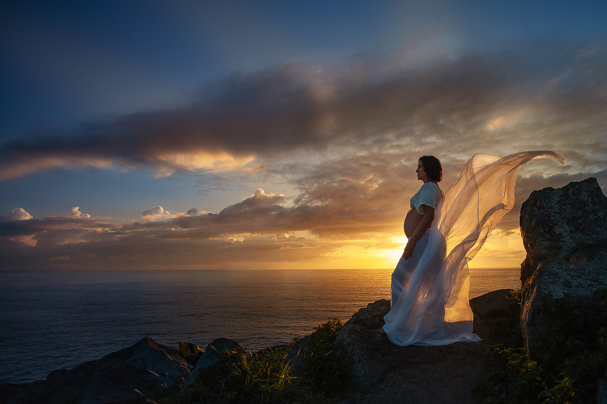 Ensaio gestante em Florianópolis por Ricardo Zanetta