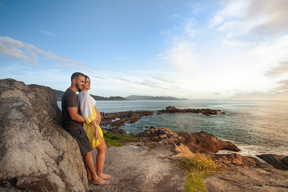 Ensaio gestante em Florianópolis por Ricardo Zanetta
