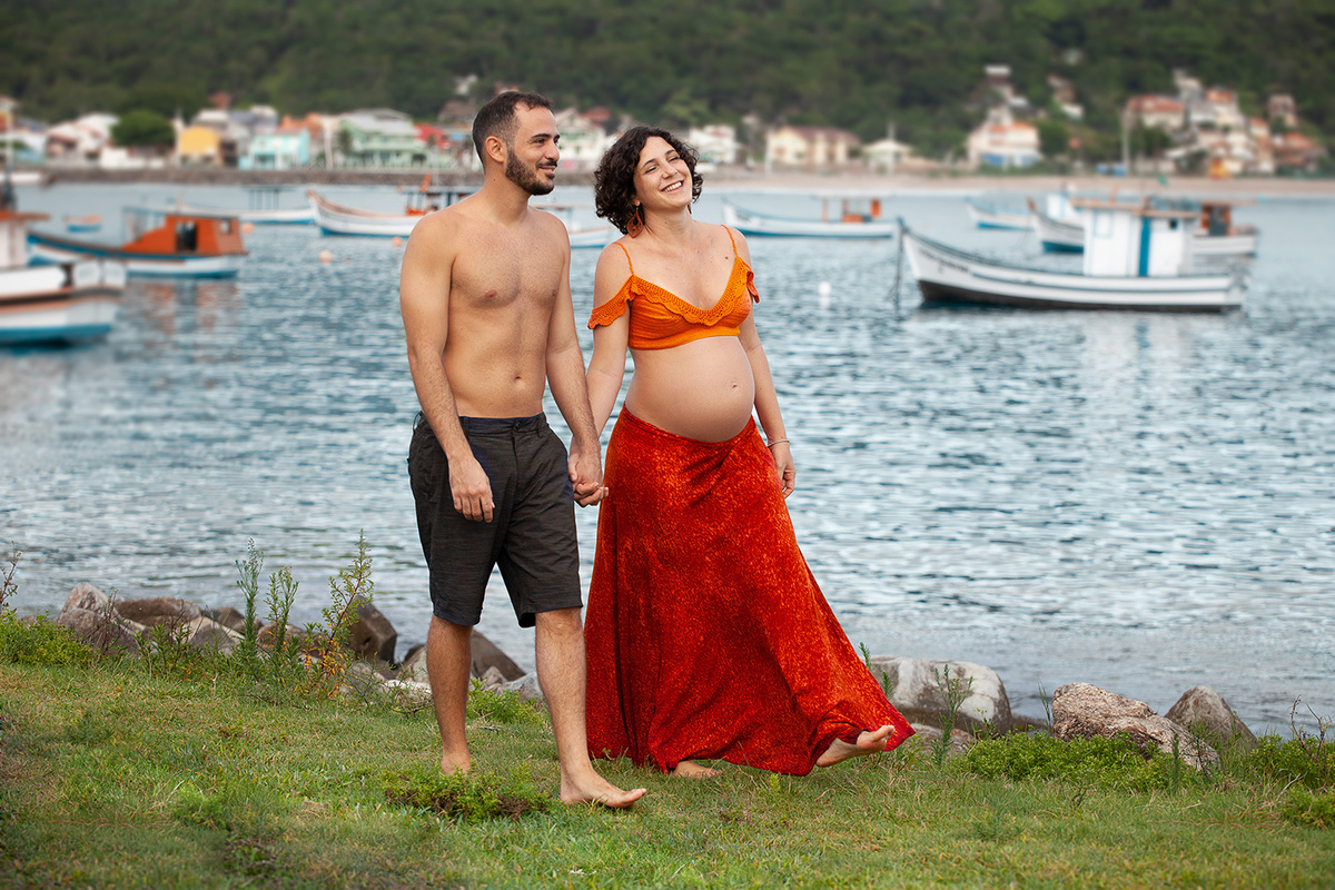 Ensaio gestante em Florianópolis por Ricardo Zanetta