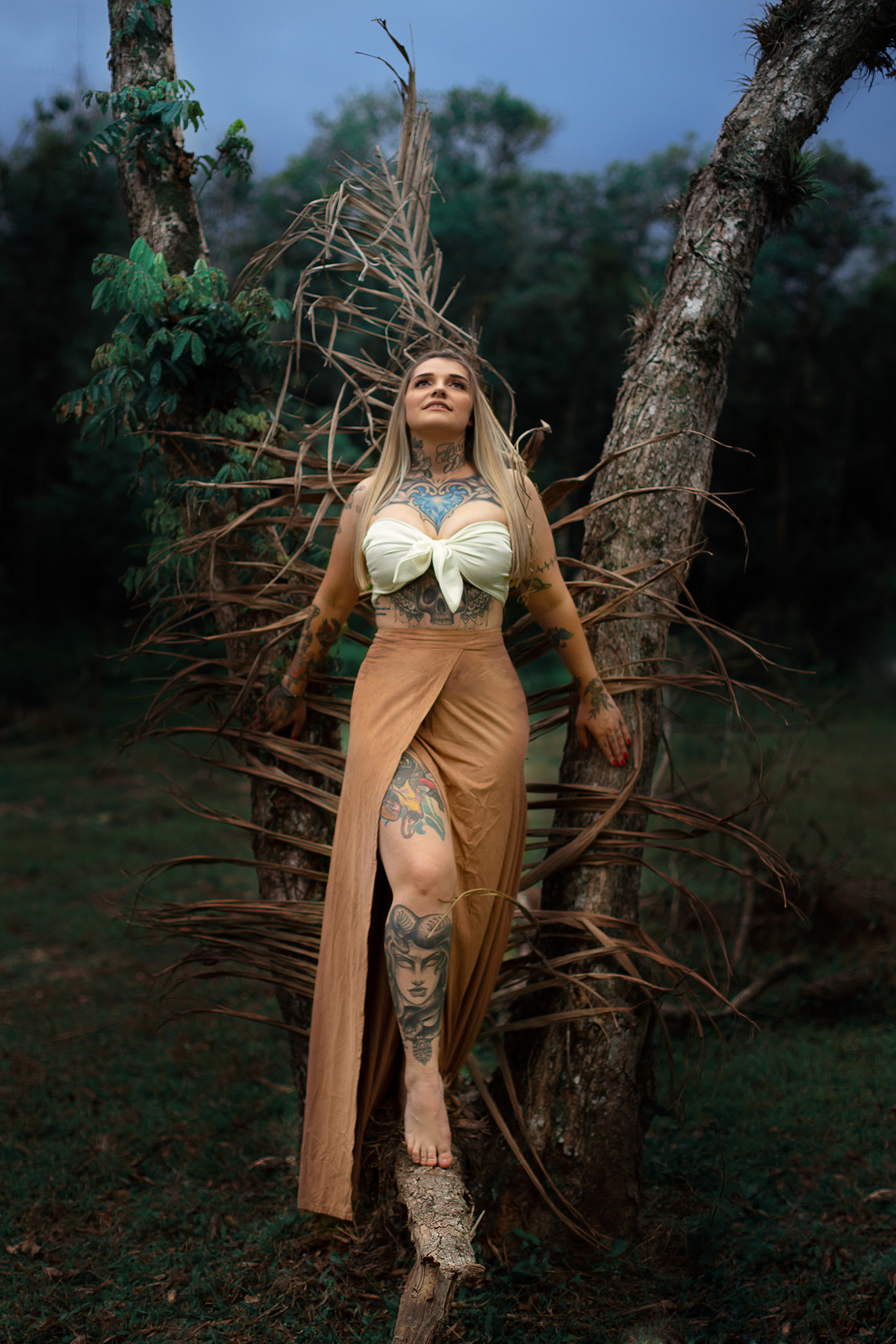 Ensaio de casal ( Ana Claudia Bus e Ivo Tattoo) em Brusque com cavalos por Ricardo Zanetta