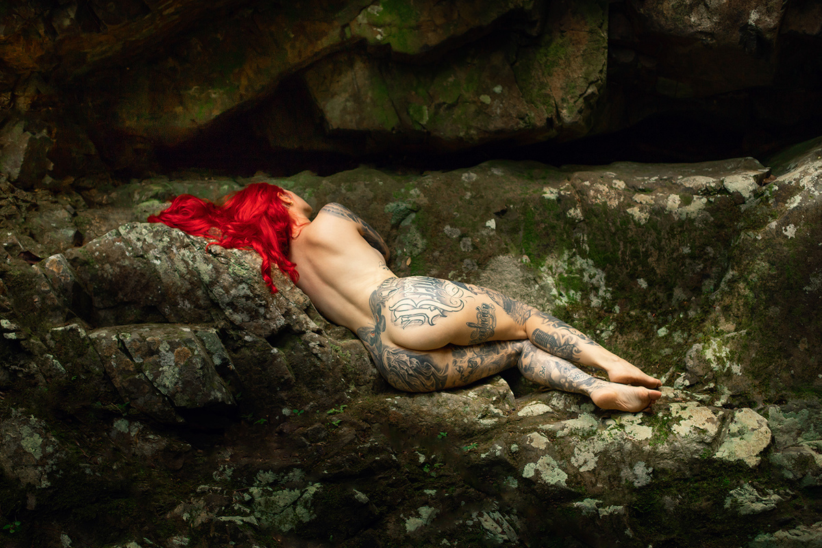 Ensaio de nu artístico de Bruna Titton  em Florianópolis