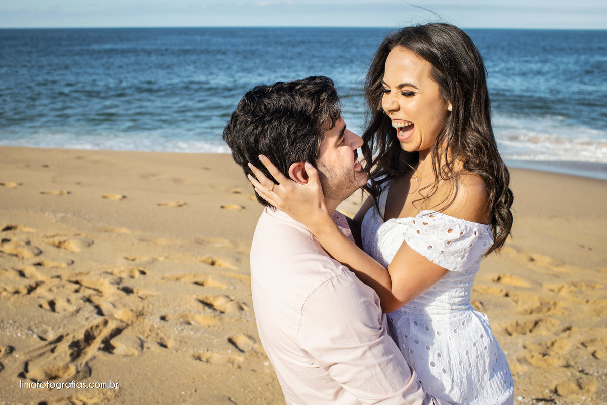ensaio de casal na praia