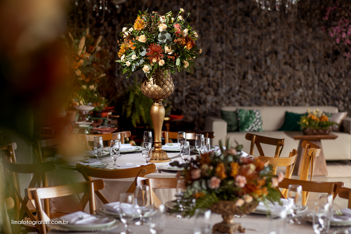 decoração do casamento