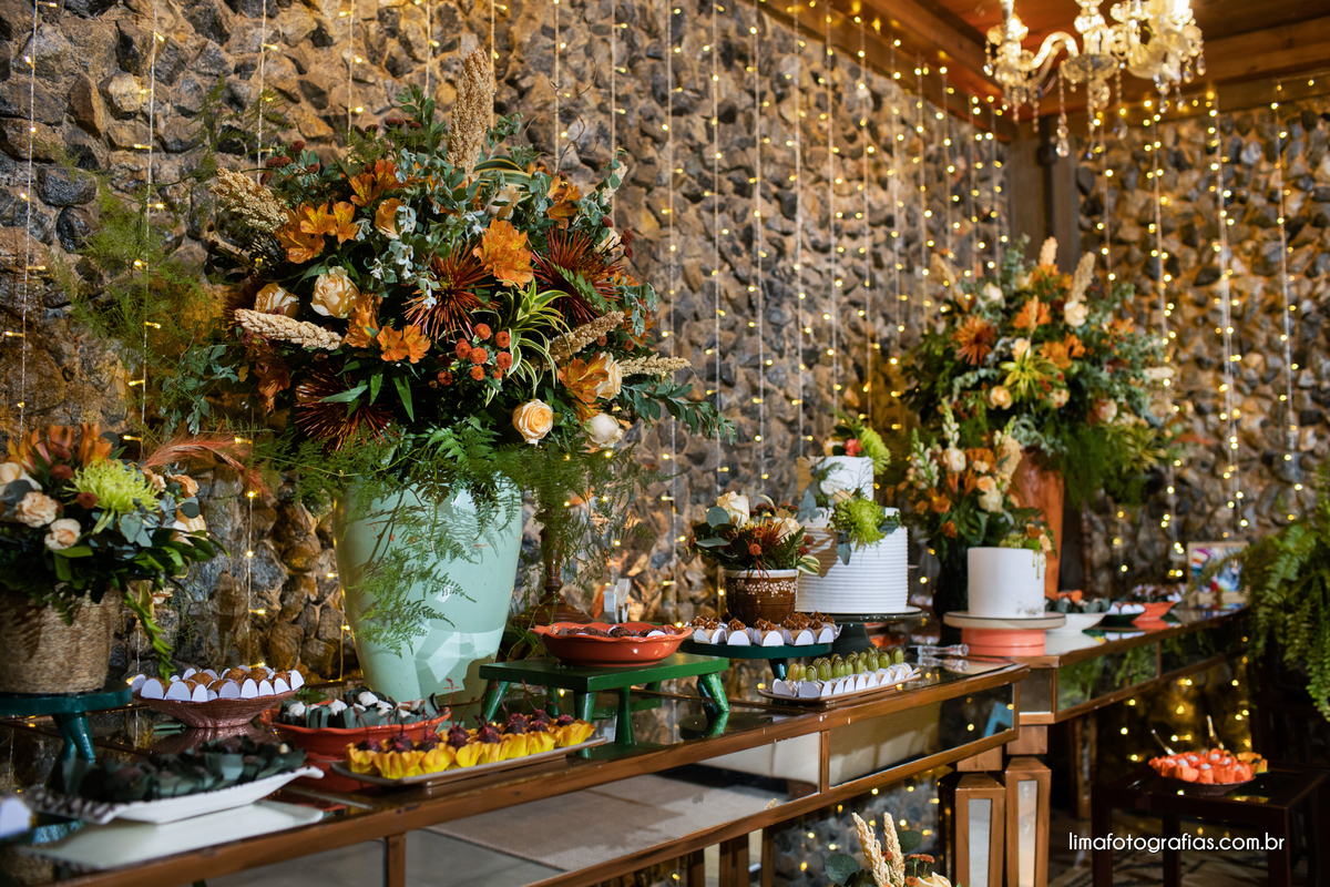 decoração do casamento