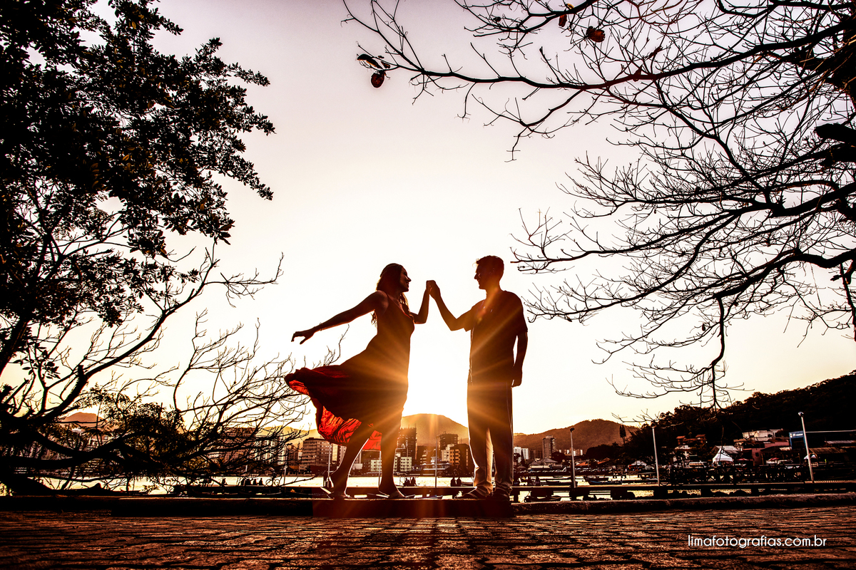ensaio de casal por do sol