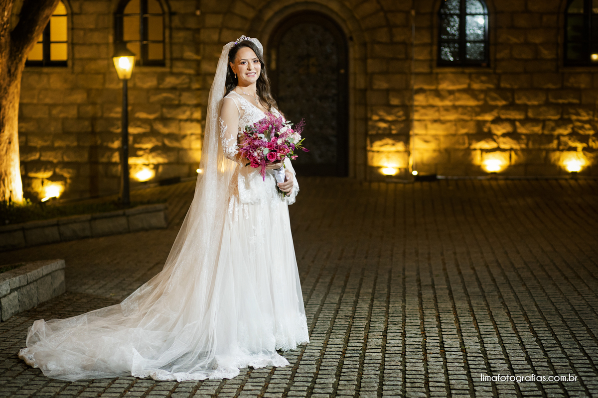 foto da noiva Castelo suíço Blumenau