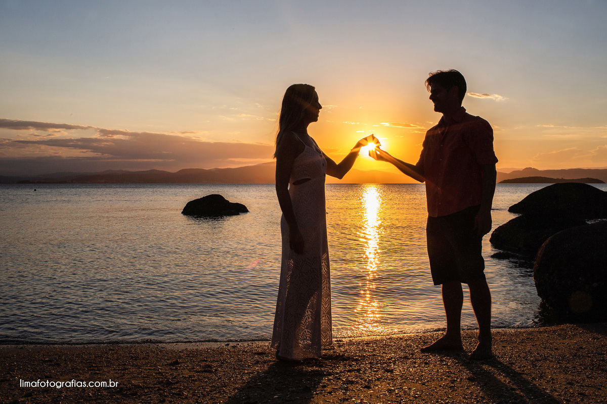 ensaio pre wedding por do sol