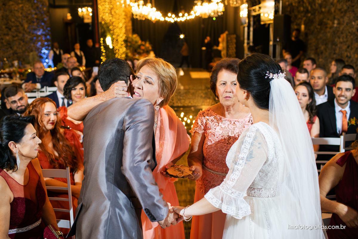 entrega das alianças com avós