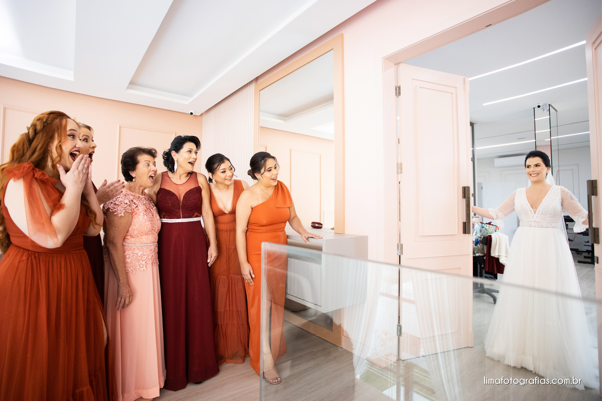 noiva e madrinhas