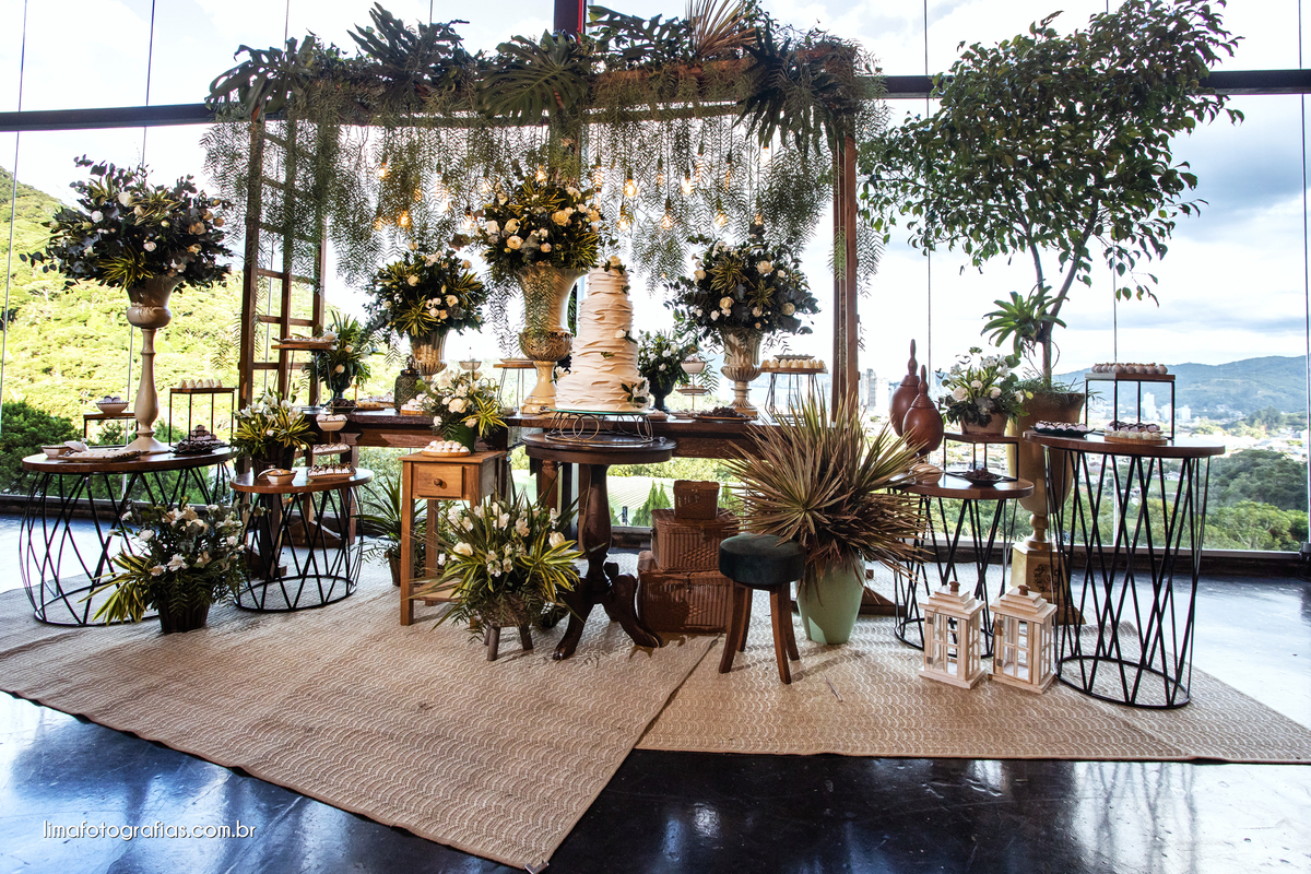 decoração do casamento