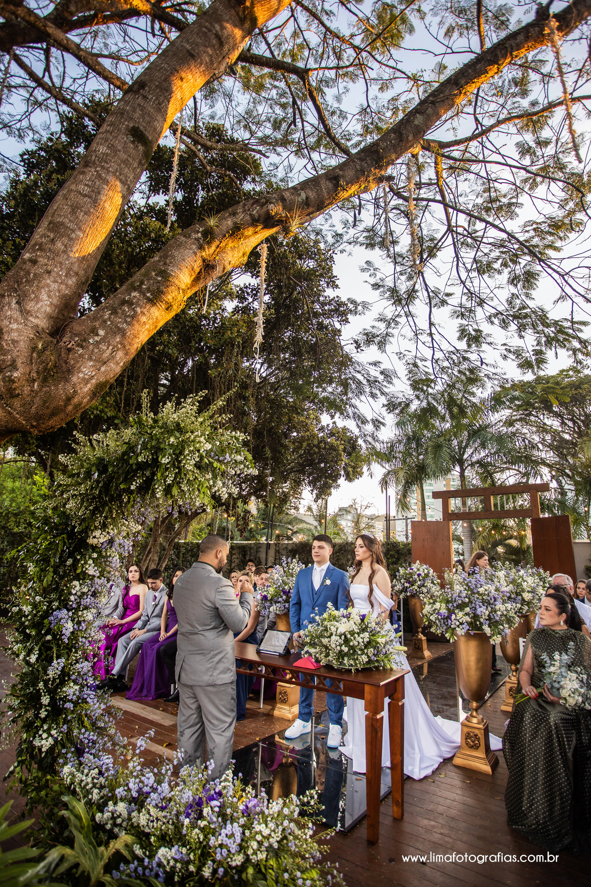 Cerimonia casamento Castelo Suiço, Indaiá Blumenau SC