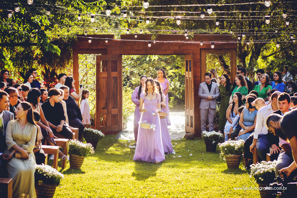 casamento, entrada damas de honra