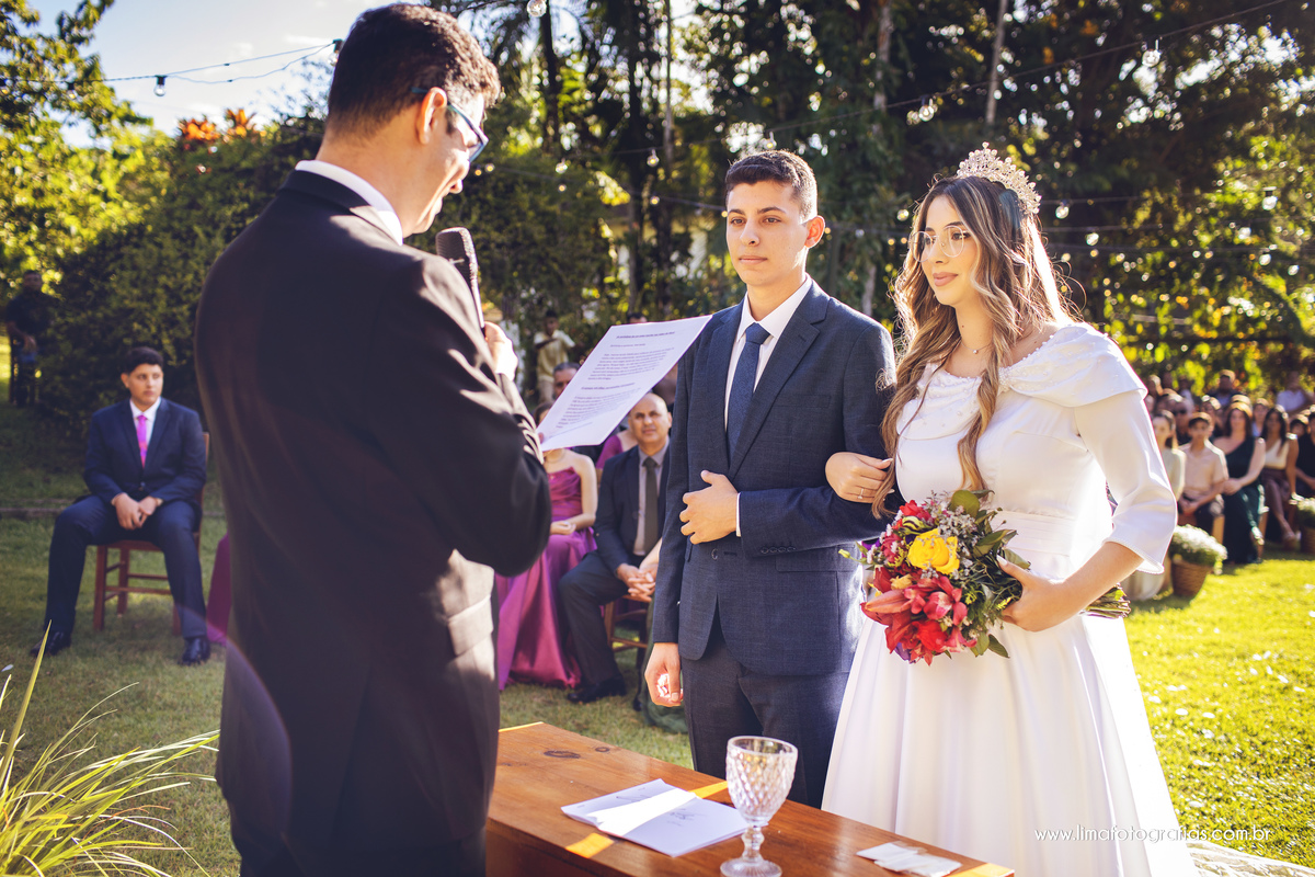 cerimonia de casamento, Recanto dos Lagos, Gaspar - SC