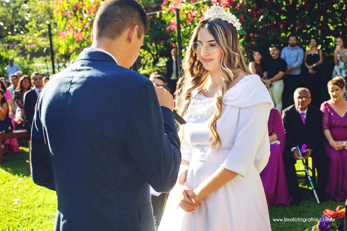 cerimonia de casamento, Recanto dos Lagos, Gaspar - SC
