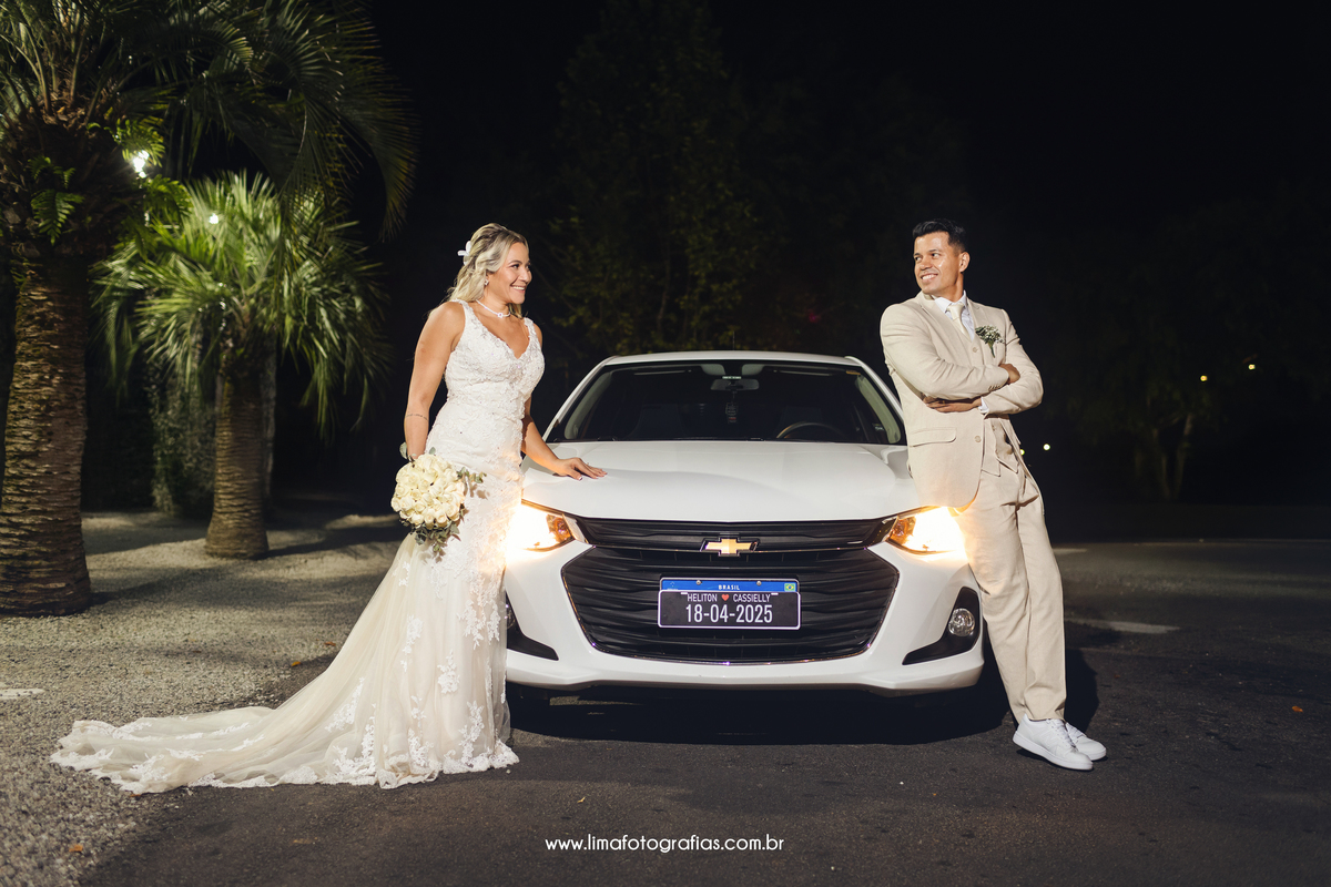 ensaio do casal após cerimônia