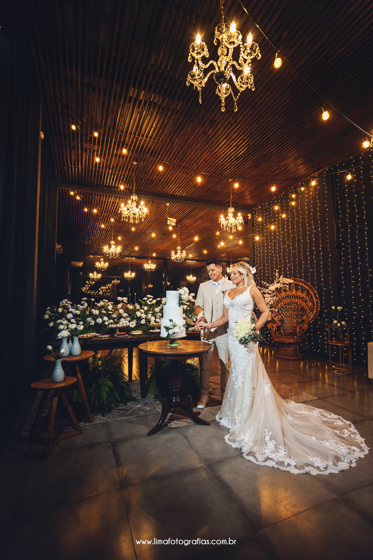 casamento, corte do bolo