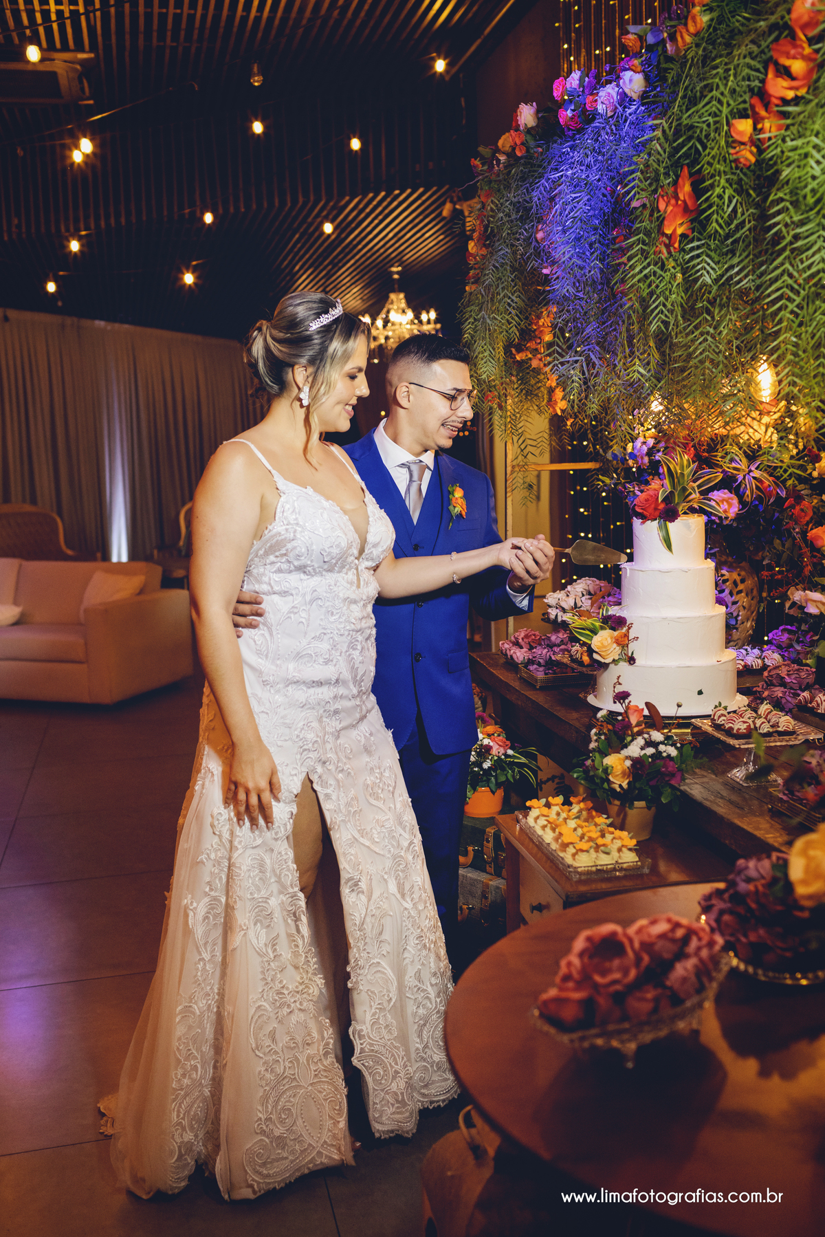 corte do bolo, casamento