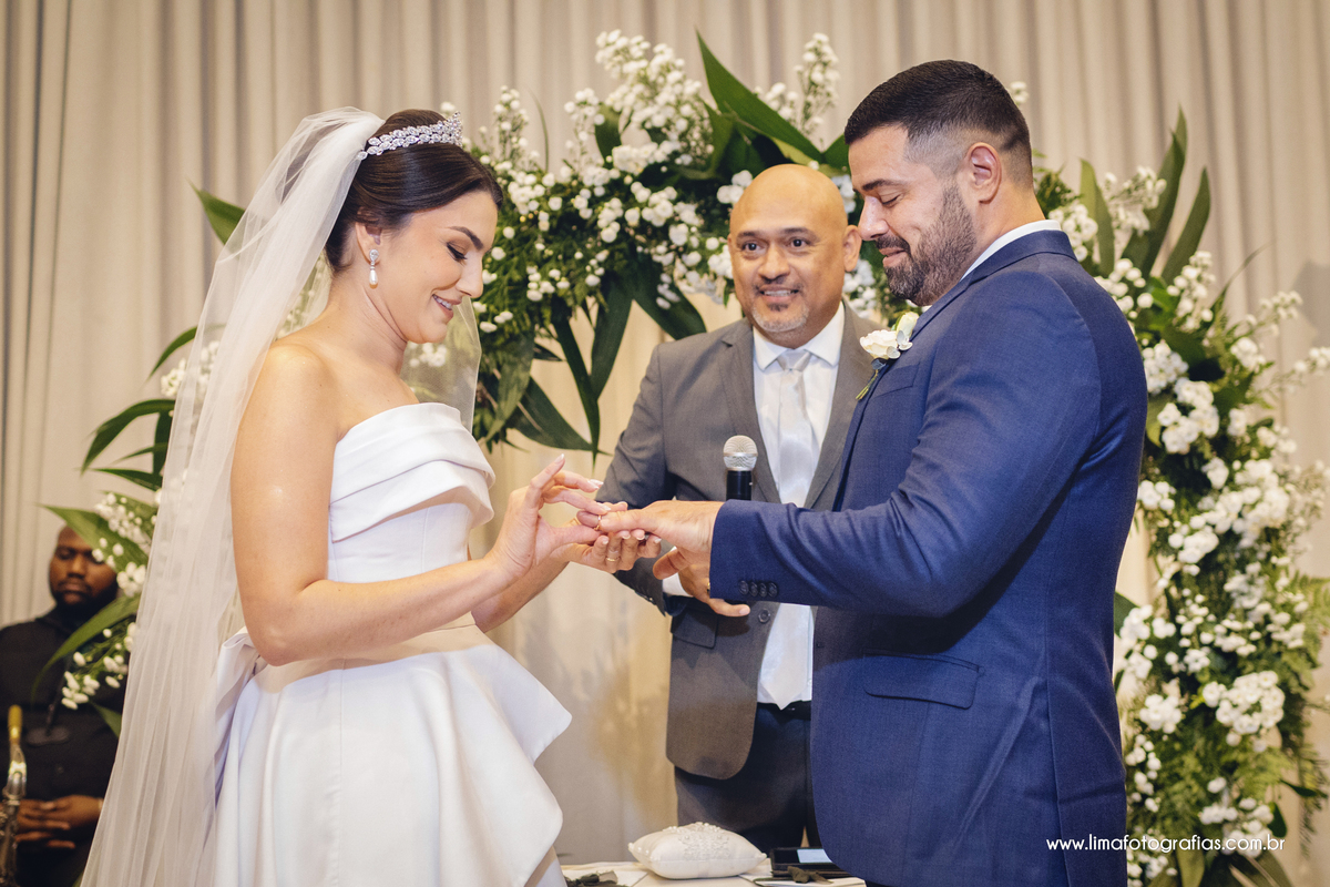 casamento, troca das alianças