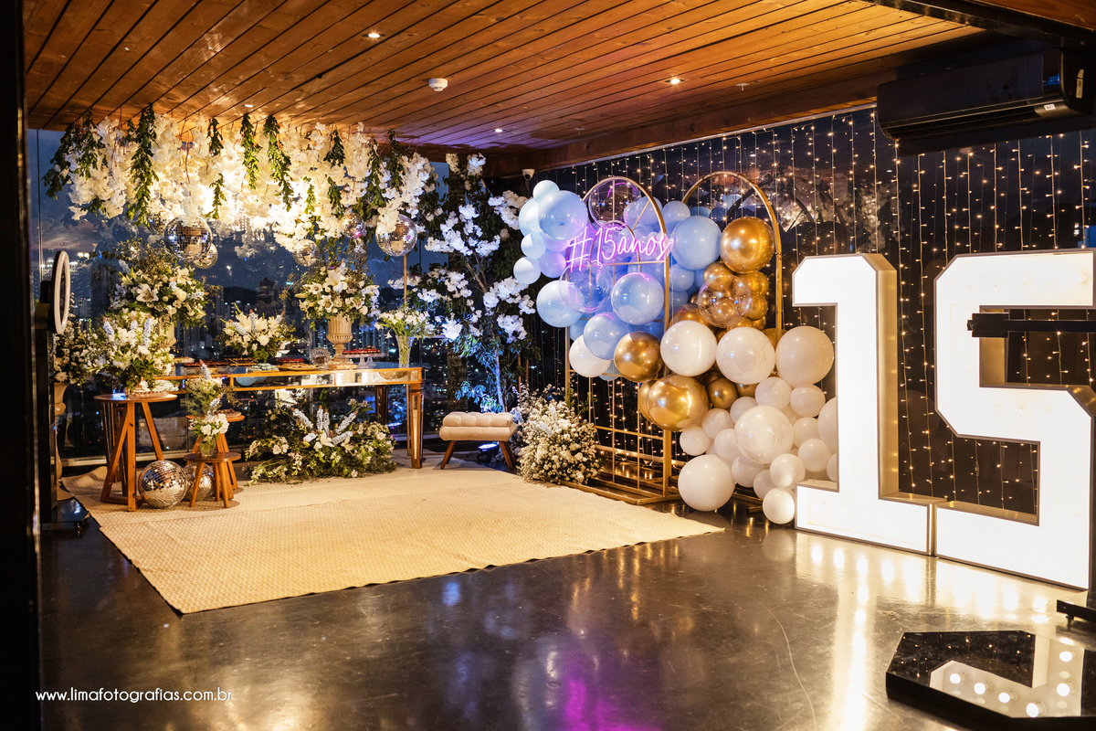 decoração - festa 15 anos