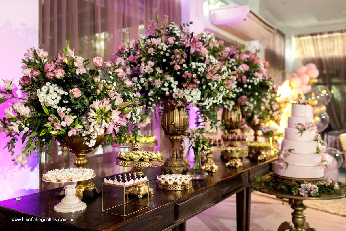 decoração, festa de 15 anos