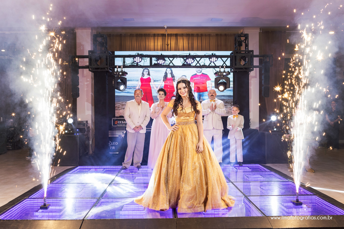 Entrada da debutante