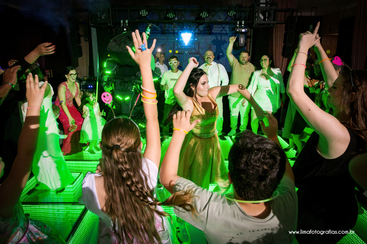 festa de 15 anos, robo de led