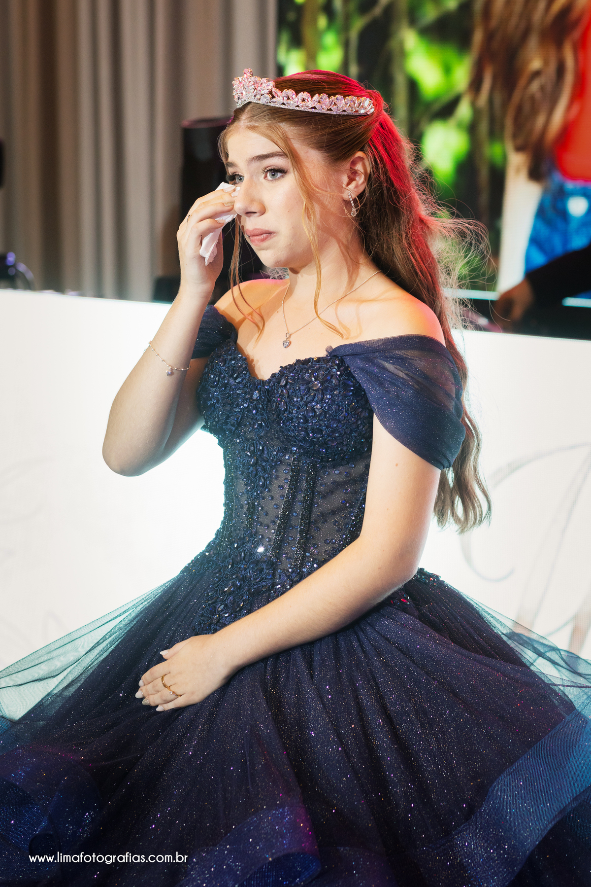 emoções, homenagens, família, festa de 15 anos