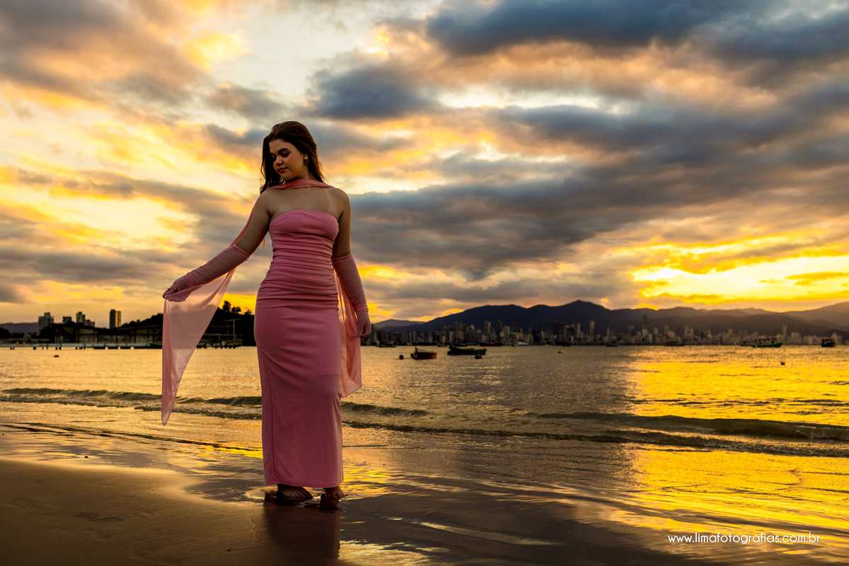 ensaio15anos, debutante, praia de Porto Belo, Santa Catarina