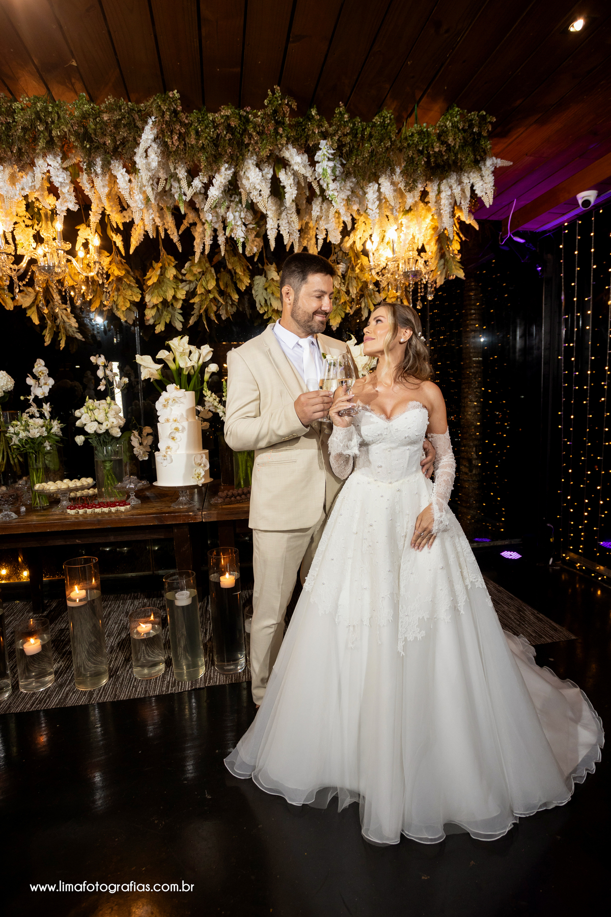 casamento, brinde recém casados