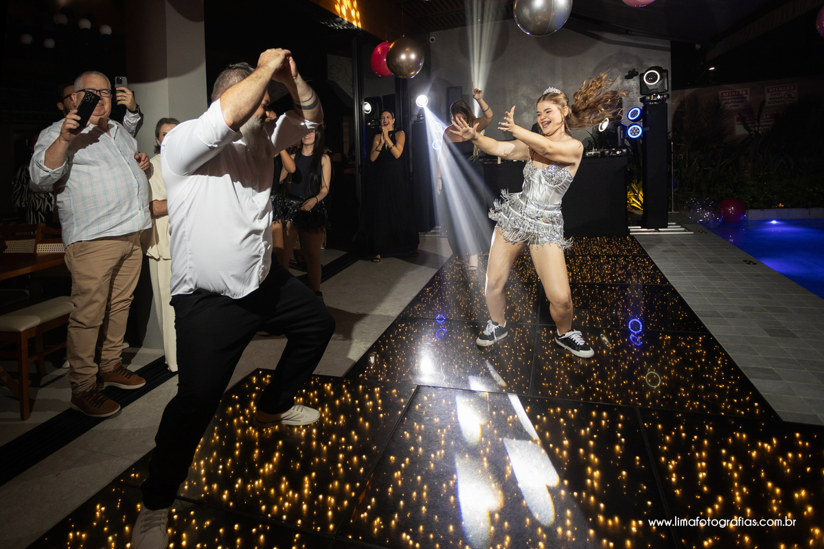 festa de 15 anos, coreografia