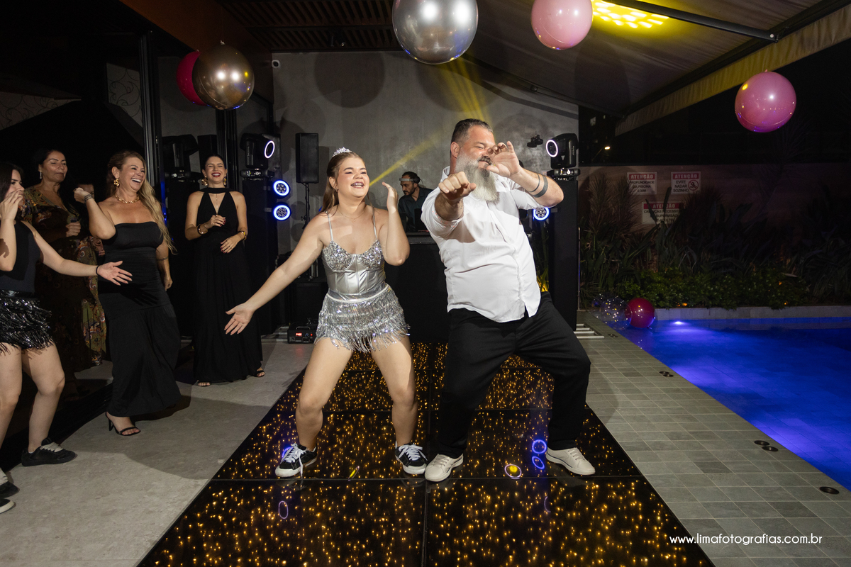 festa de 15 anos, coreografia