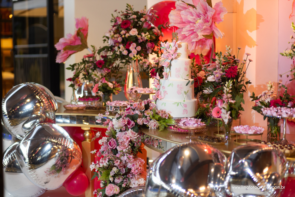 decoração, festa de 15 anos em tijucas