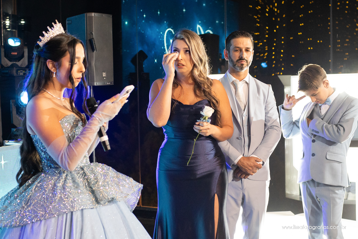 homenagens, festa de 15 anos