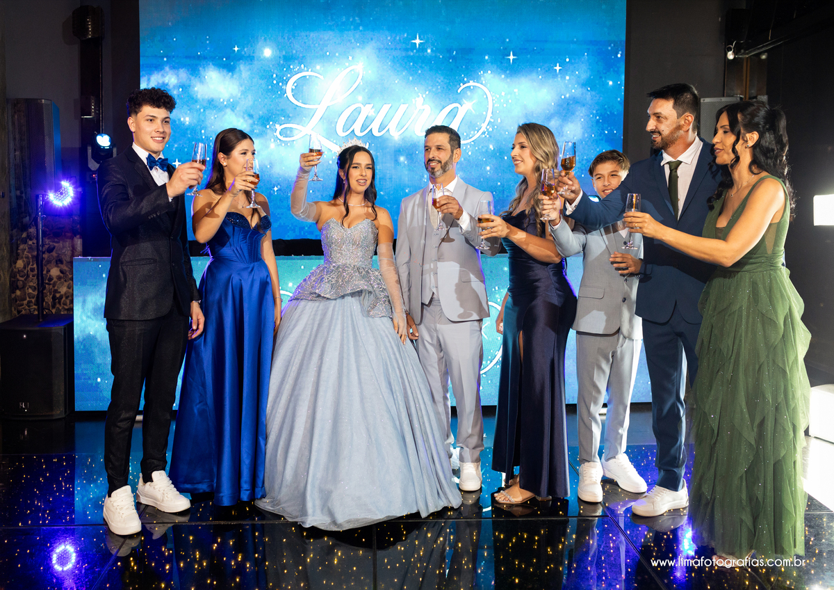brinde, festa de 15 anos